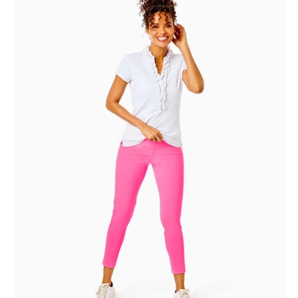 UPF 50+ Luxletic 28" Corso Pant - Aura Pink